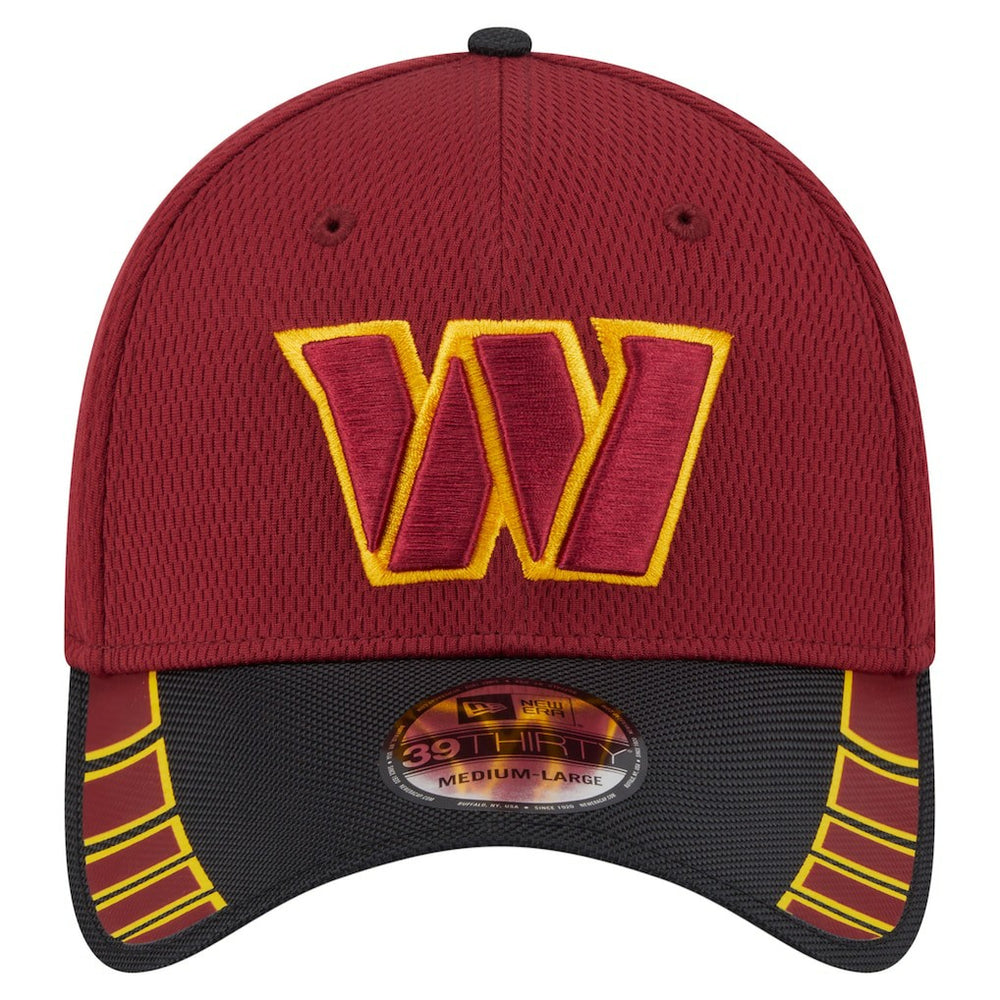 Washington Commanders New Era Visor Hit 39THIRTY Flex Hat - Burgundy for sale