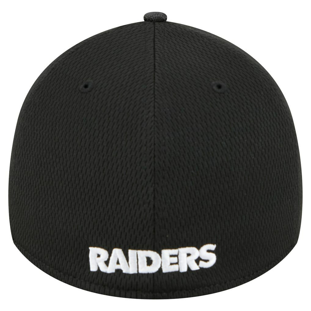 Las Vegas Raiders New Era Visor Hit 39THIRTY Flex Hat - Black discount