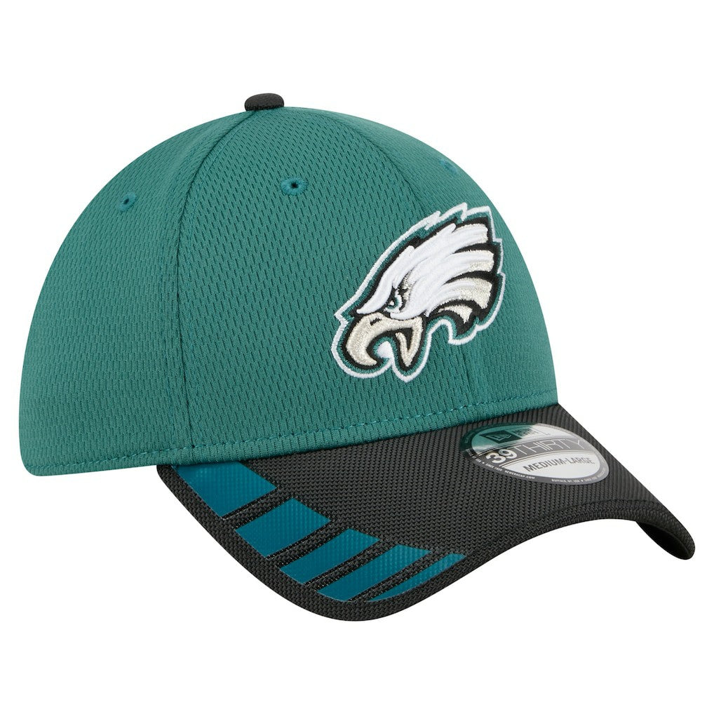 Philadelphia Eagles New Era Visor Hit 39THIRTY Flex Hat - Midnight Green online