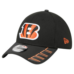 Cincinnati Bengals New Era Visor Hit 39THIRTY Flex Hat - Black sale