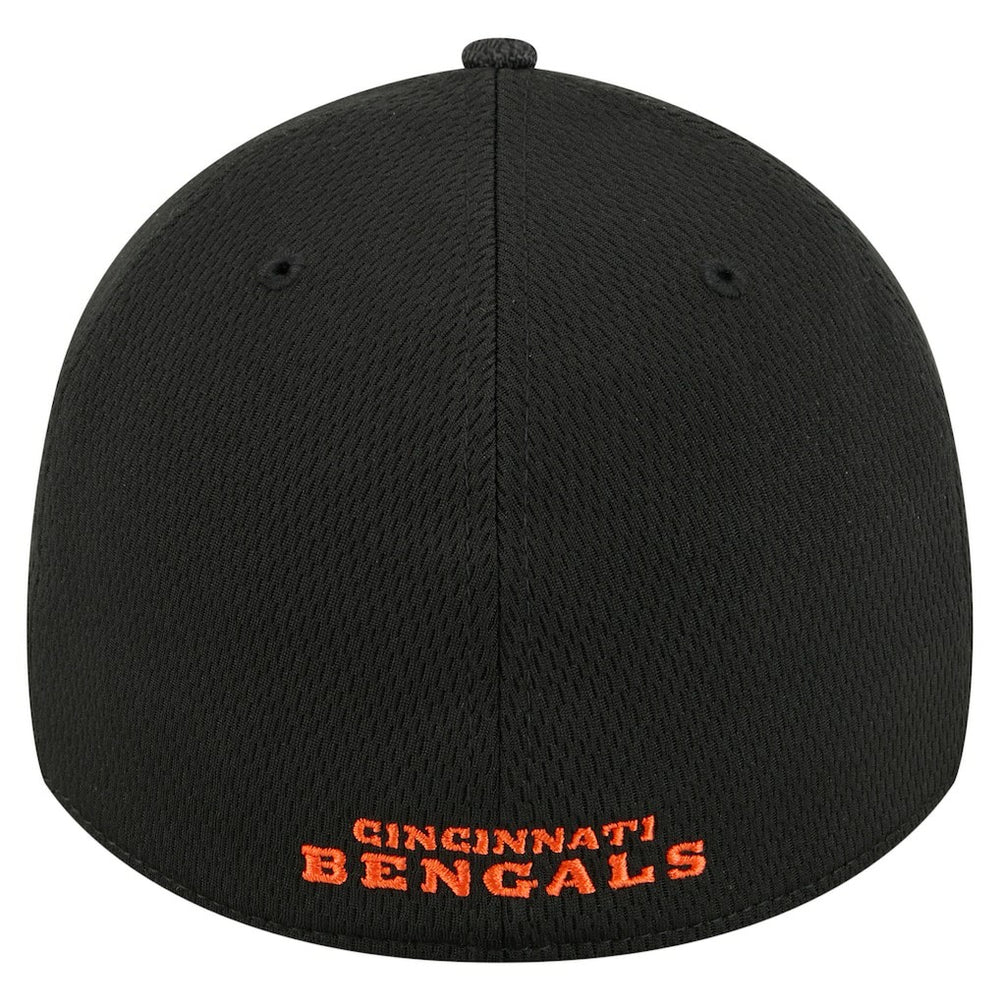 Cincinnati Bengals New Era Visor Hit 39THIRTY Flex Hat - Black sale