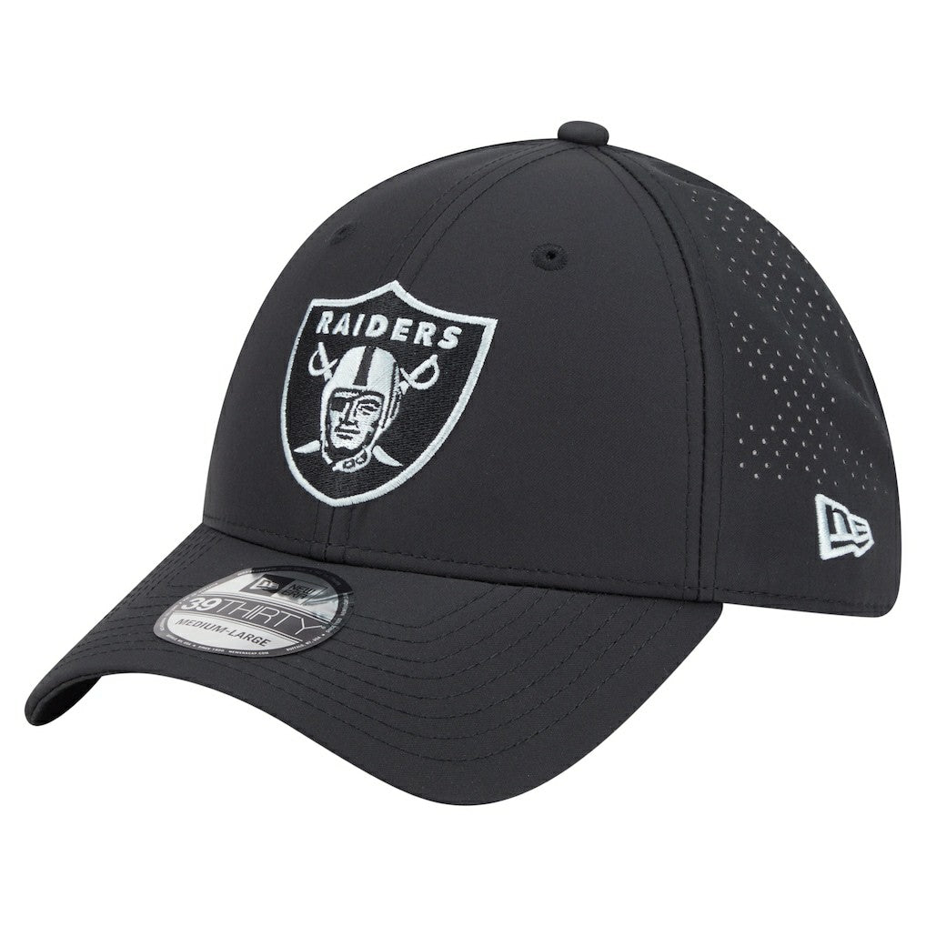 Las Vegas Raiders New Era Night 39THIRTY Flex Hat - Black for sale