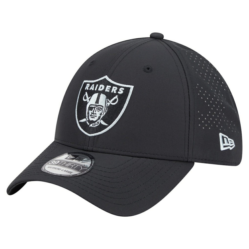 Las Vegas Raiders New Era Night 39THIRTY Flex Hat - Black for sale