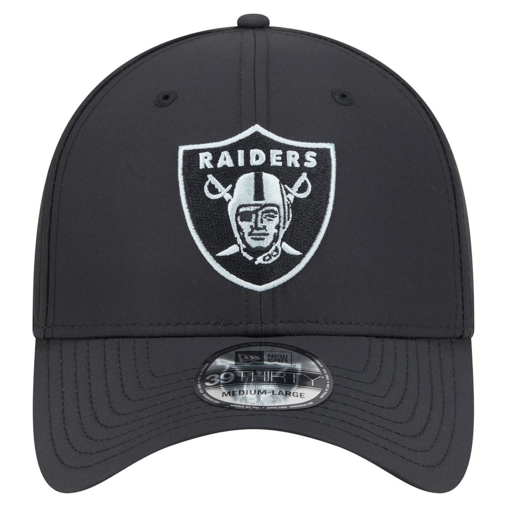 Las Vegas Raiders New Era Night 39THIRTY Flex Hat - Black for sale