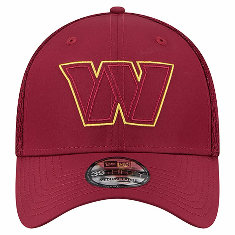 Washington Commanders New Era Outline 39THIRTY Flex Hat - Burgundy on sale