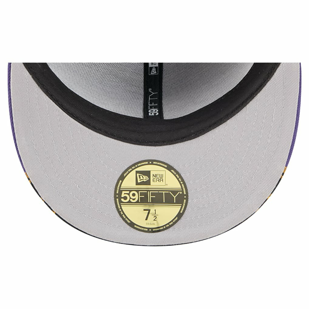 Baltimore Ravens New Era Break 59FIFTY Fitted Hat - Black/Purple discount