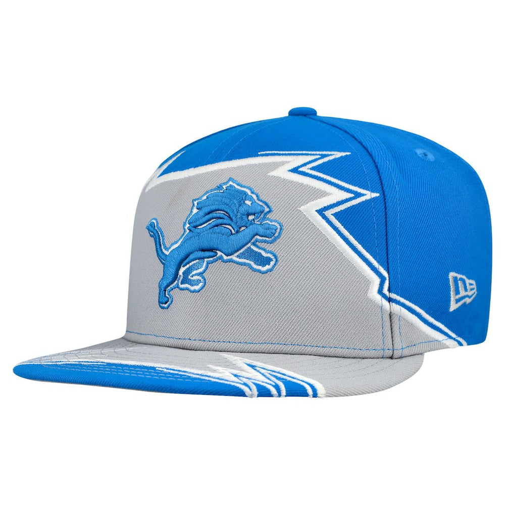 Detroit Lions New Era Break 59FIFTY Fitted Hat - Blue/Gray cheap
