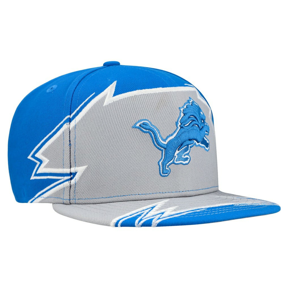 Detroit Lions New Era Break 59FIFTY Fitted Hat - Blue/Gray cheap