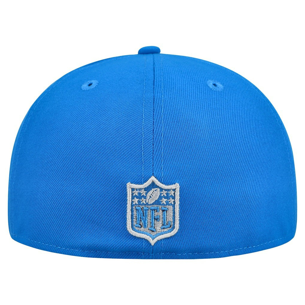 Detroit Lions New Era Break 59FIFTY Fitted Hat - Blue/Gray cheap
