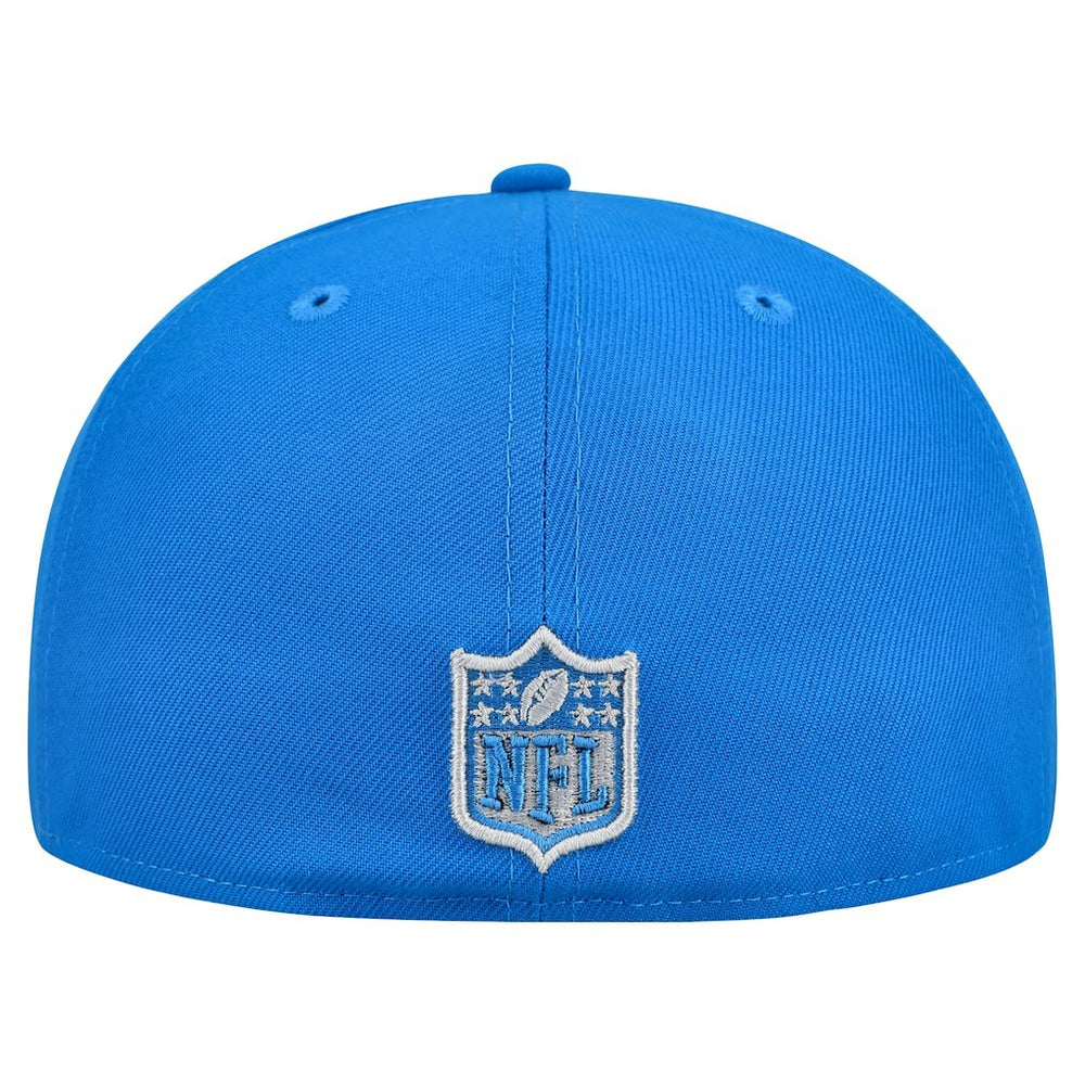 Detroit Lions New Era Break 59FIFTY Fitted Hat - Blue/Gray cheap