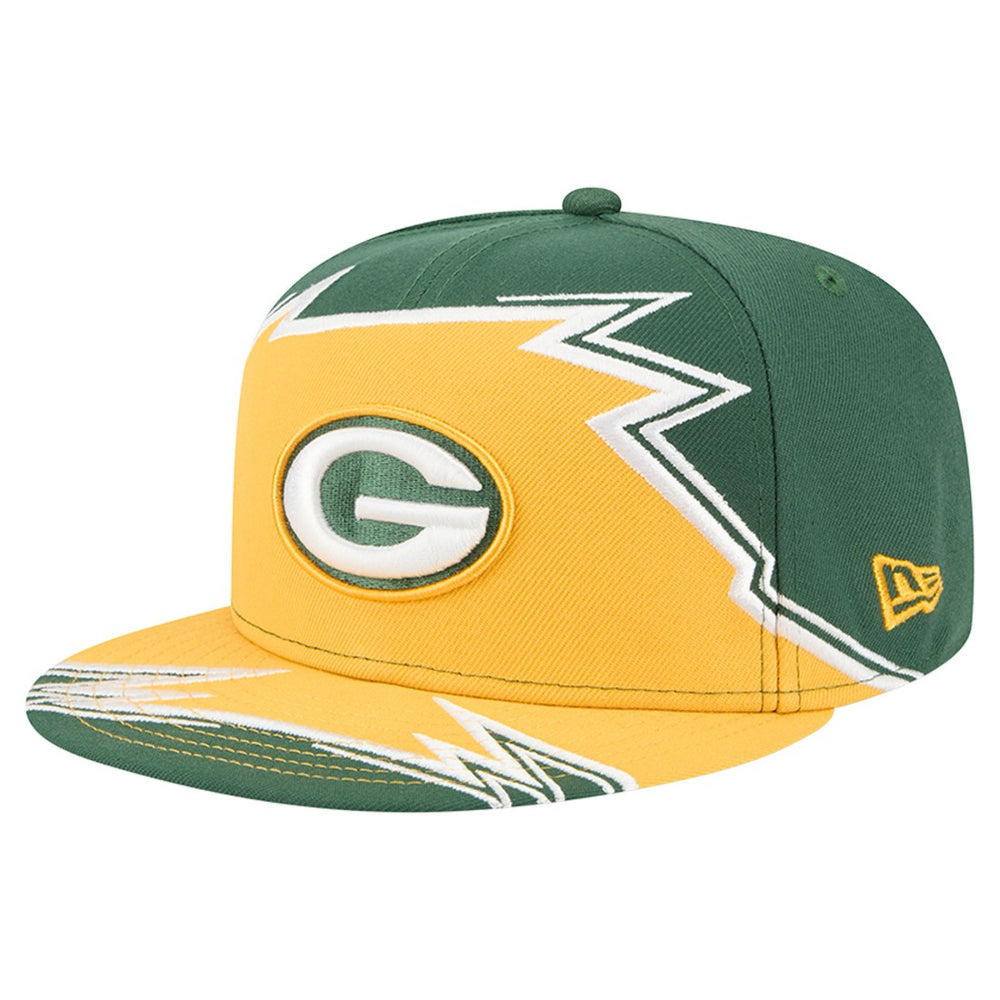 Green Bay Packers New Era Break 59FIFTY Fitted Hat - Green/Gold online
