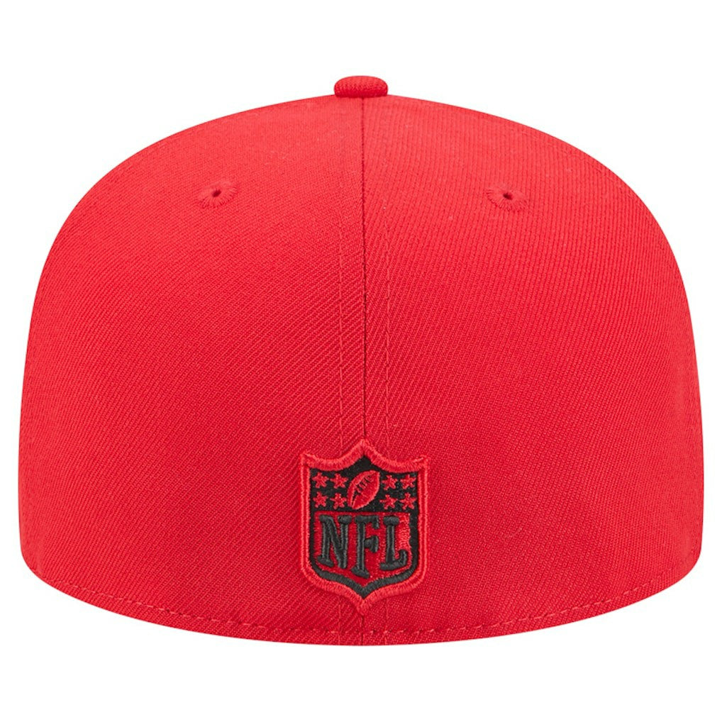 Kansas City Chiefs New Era Break 59FIFTY Fitted Hat - Red/Black discount
