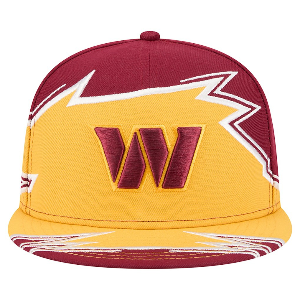 Washington Commanders New Era Break 59FIFTY Fitted Hat - Burgundy/Gold online