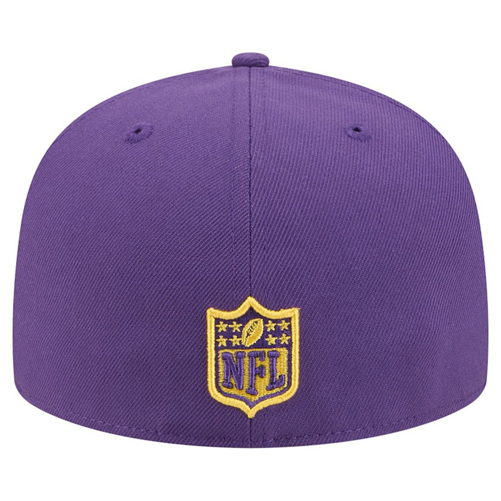 Minnesota Vikings New Era Break 59FIFTY Fitted Hat - Purple/Gold sale