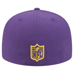 Minnesota Vikings New Era Break 59FIFTY Fitted Hat - Purple/Gold sale