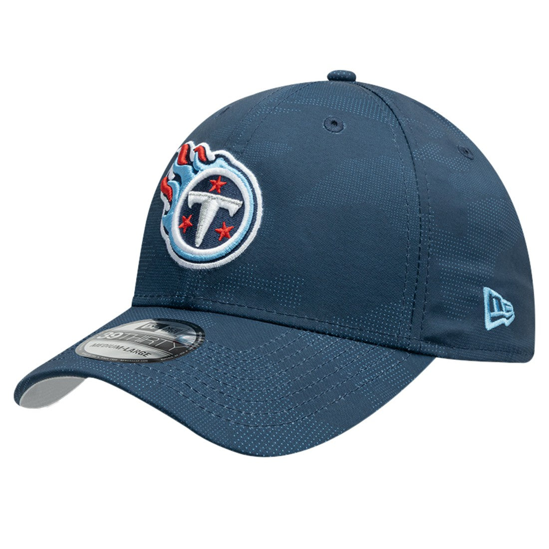 Tennessee Titans New Era Tonal Camo 39THIRTY Stretch Fit Hat - Navy on sale