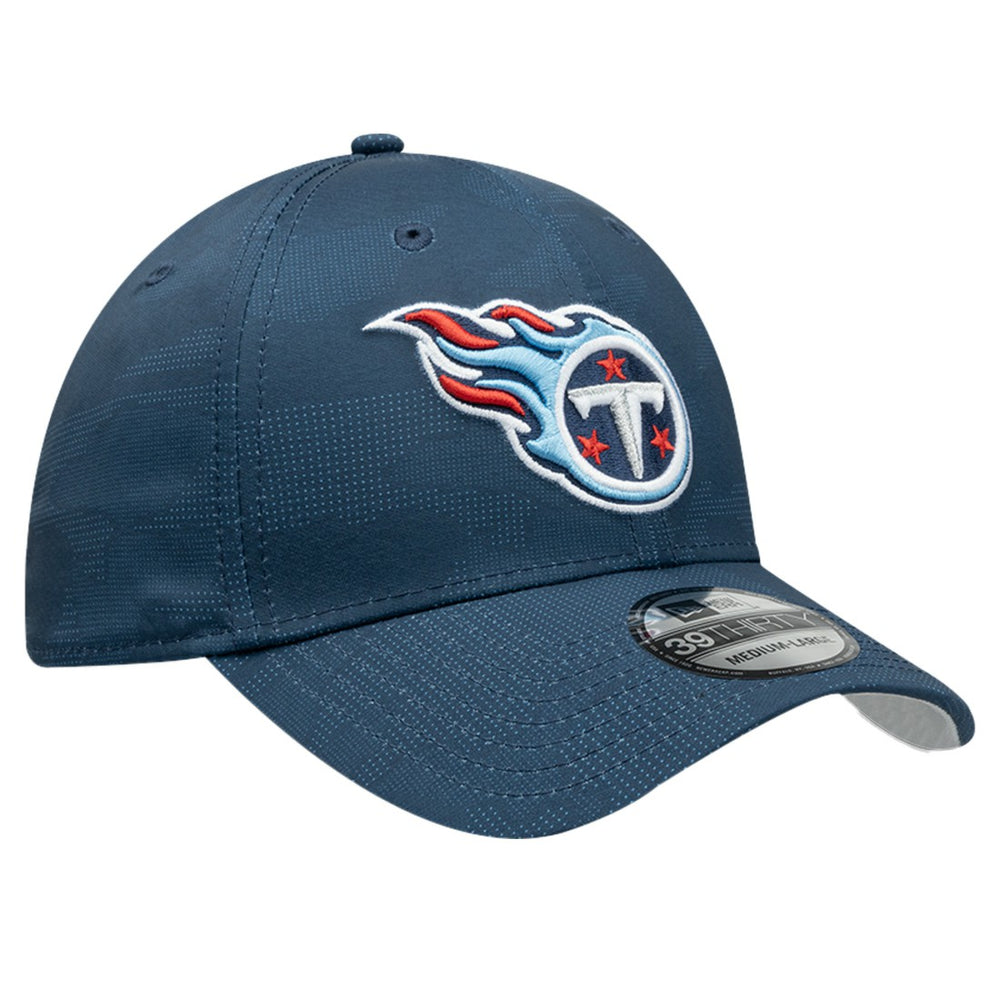 Tennessee Titans New Era Tonal Camo 39THIRTY Stretch Fit Hat - Navy on sale