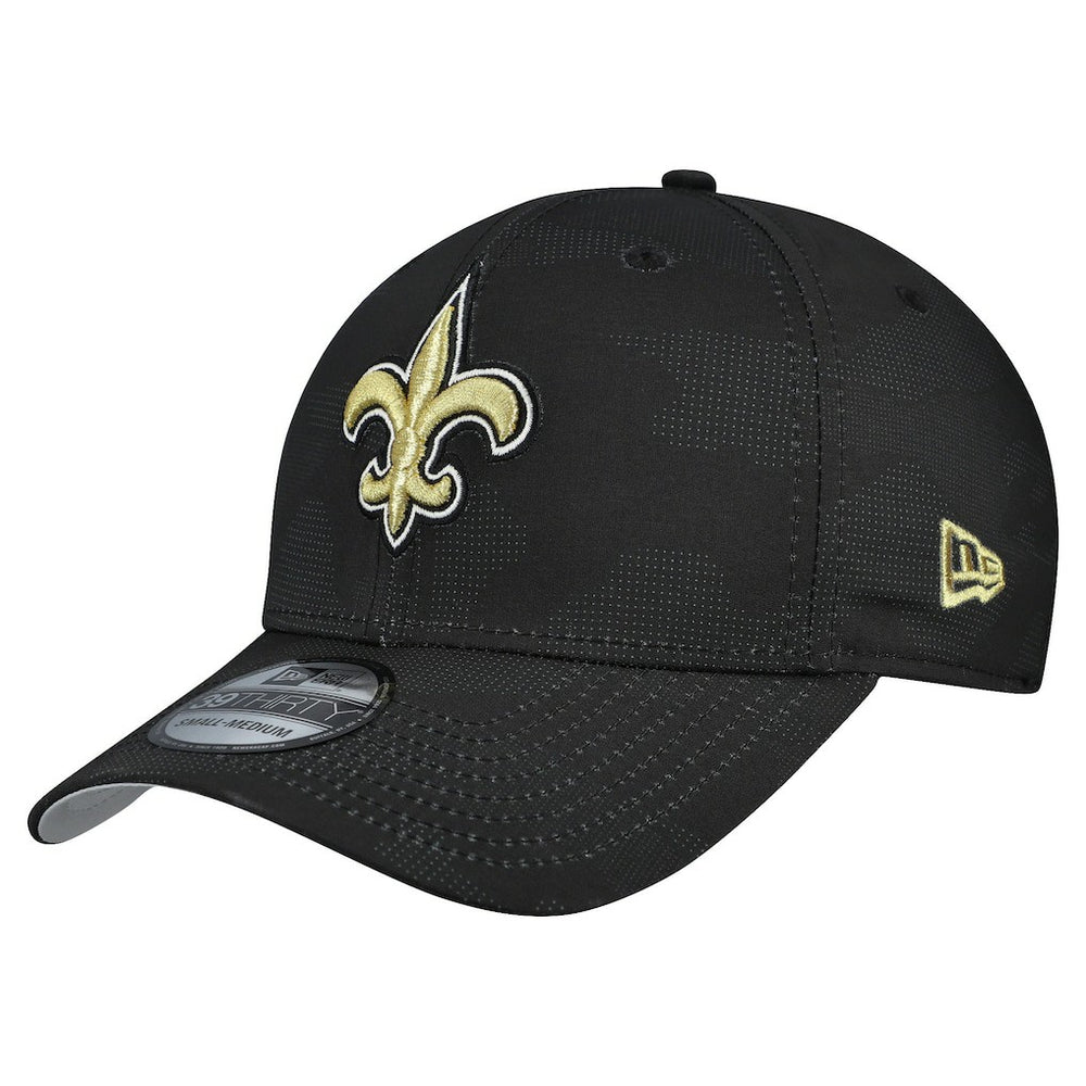New Orleans Saints New Era Tonal Camo 39THIRTY Stretch Fit Hat - Black outlet