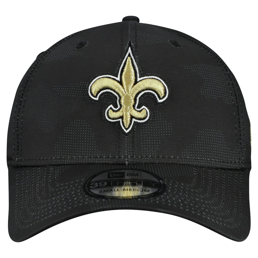 New Orleans Saints New Era Tonal Camo 39THIRTY Stretch Fit Hat - Black outlet