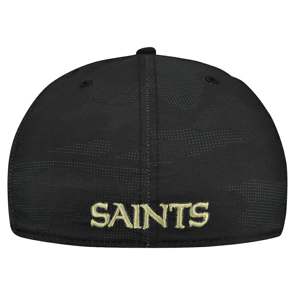 New Orleans Saints New Era Tonal Camo 39THIRTY Stretch Fit Hat - Black outlet