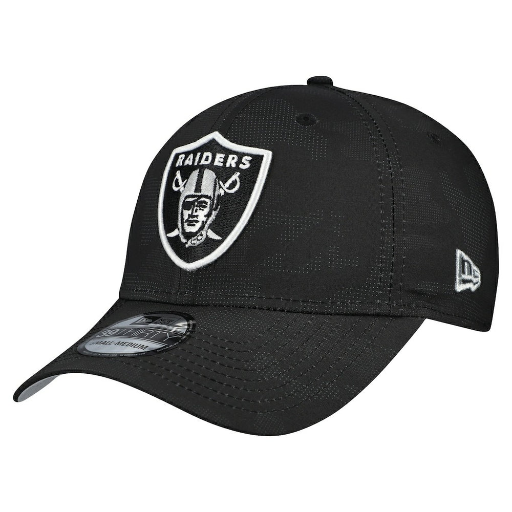 Las Vegas Raiders New Era Tonal Camo 39THIRTY Stretch Fit Hat - Black sale
