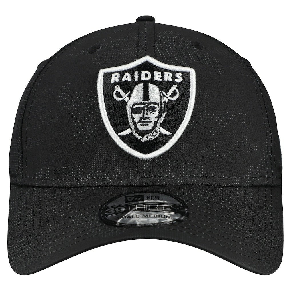 Las Vegas Raiders New Era Tonal Camo 39THIRTY Stretch Fit Hat - Black sale