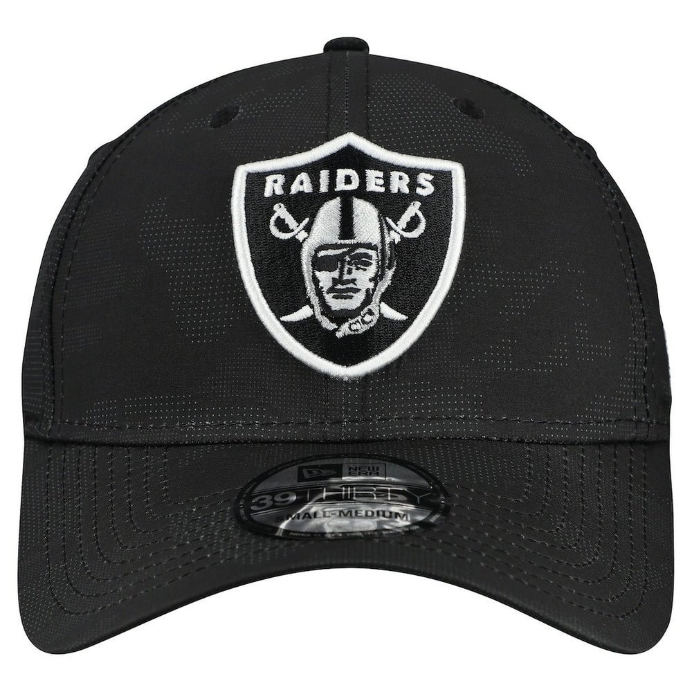 Las Vegas Raiders New Era Tonal Camo 39THIRTY Stretch Fit Hat - Black sale