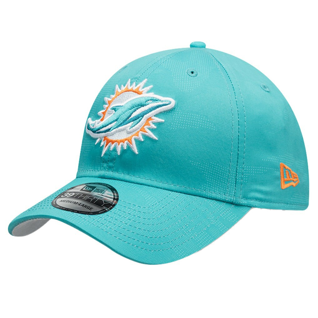 Miami Dolphins New Era Tonal Camo 39THIRTY Stretch Fit Hat - Aqua discount