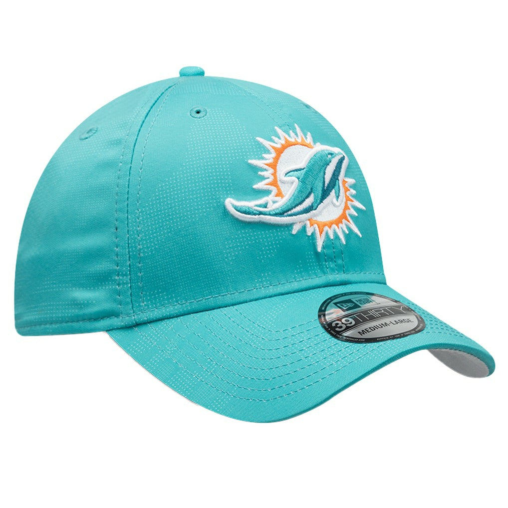 Miami Dolphins New Era Tonal Camo 39THIRTY Stretch Fit Hat - Aqua discount