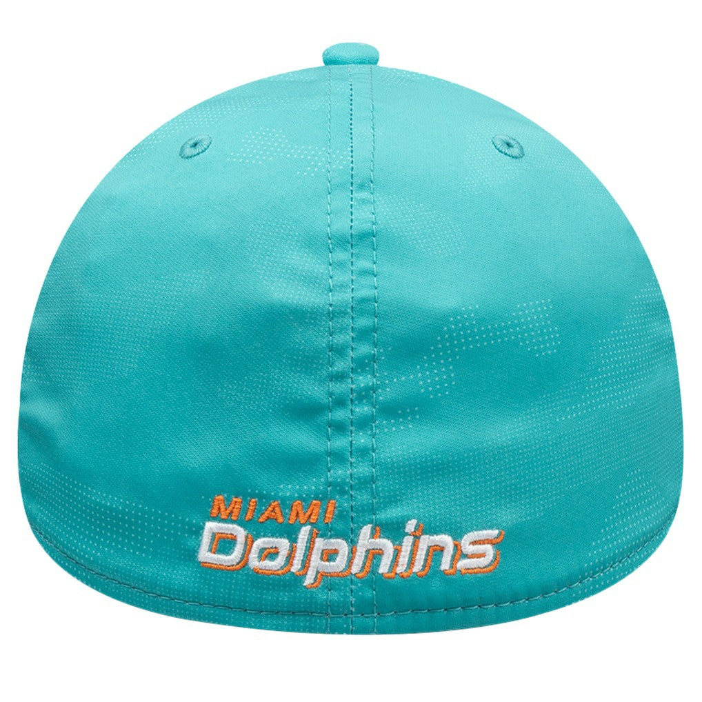 Miami Dolphins New Era Tonal Camo 39THIRTY Stretch Fit Hat - Aqua discount