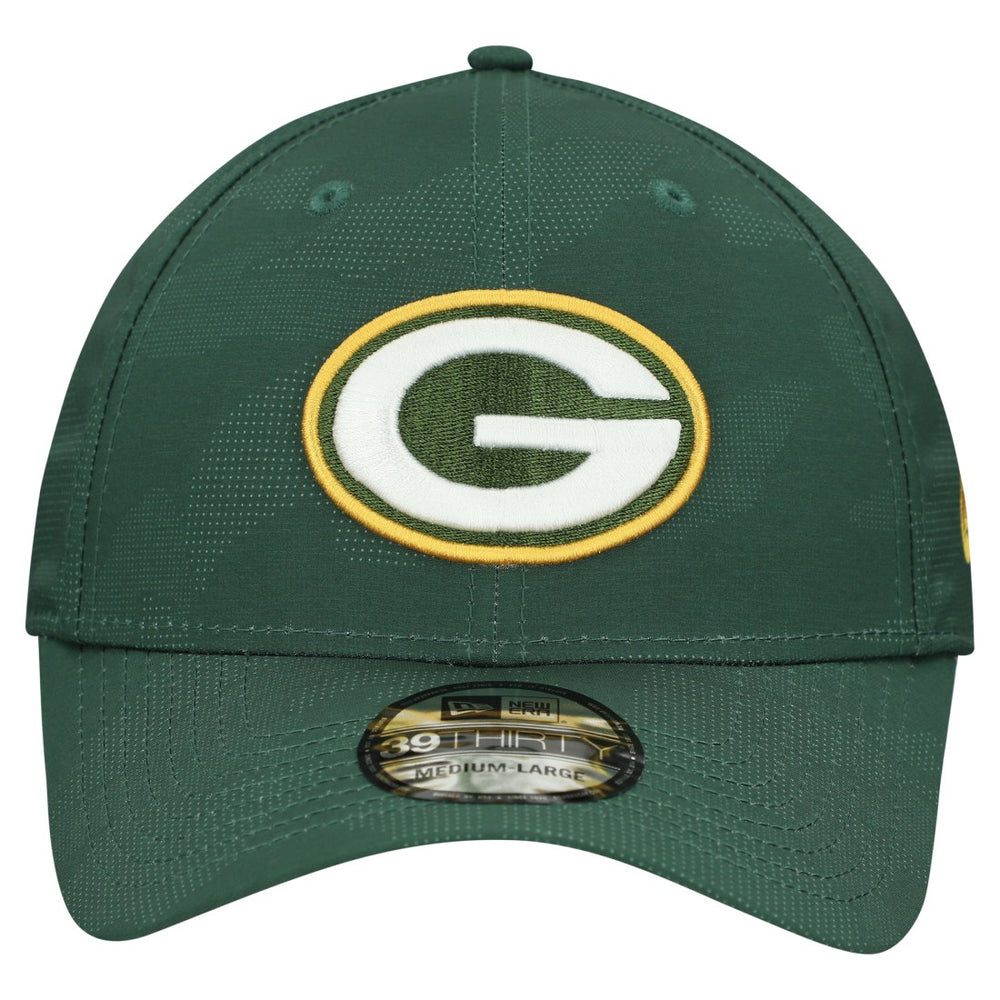 Green Bay Packers New Era Tonal Camo 39THIRTY Stretch Fit Hat - Green on sale