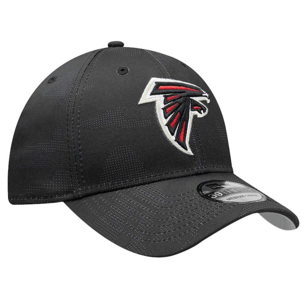 Atlanta Falcons New Era Tonal Camo 39THIRTY Stretch Fit Hat - Black sale