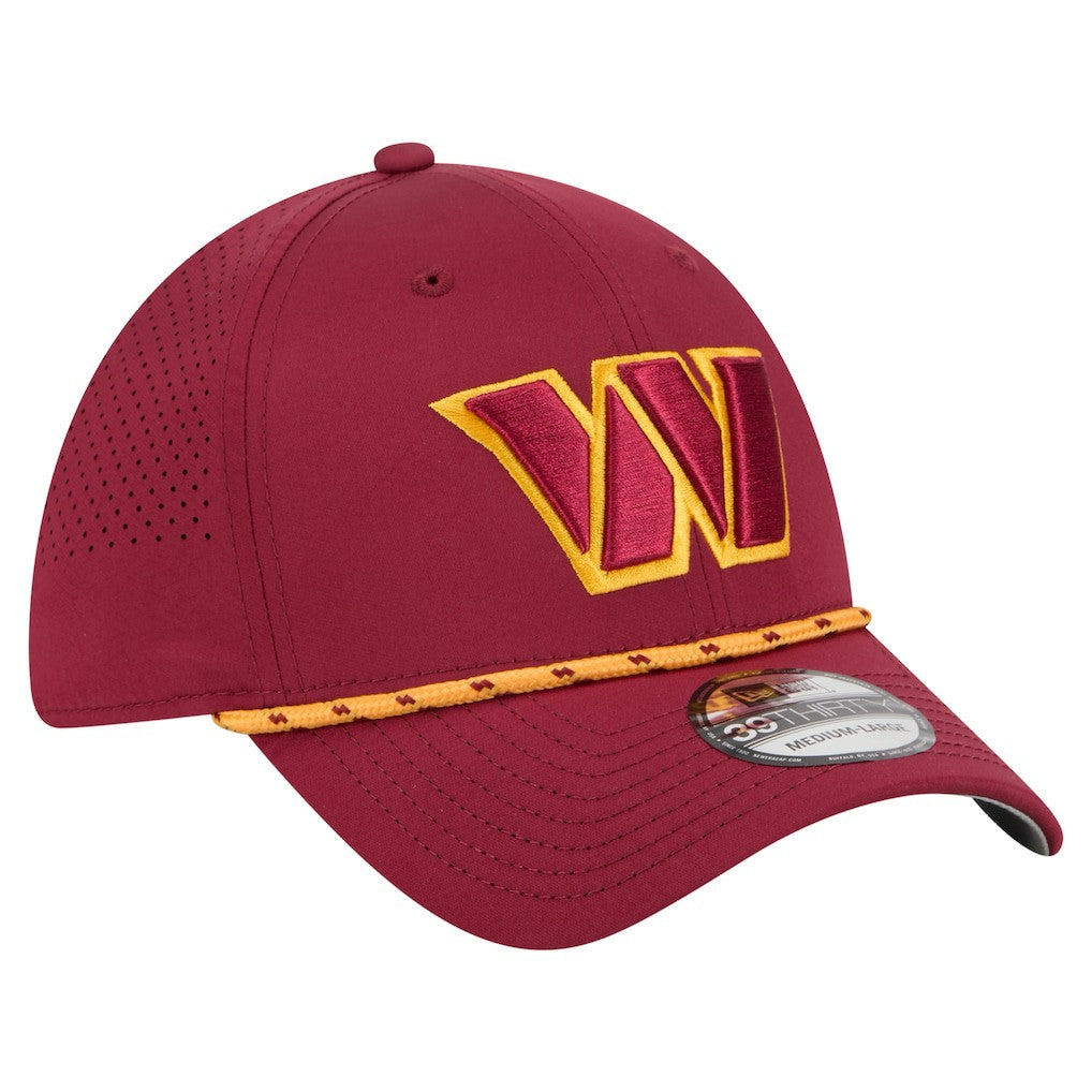Washington Commanders New Era Perforated 39THIRTY Flex Hat - Burgundy discount