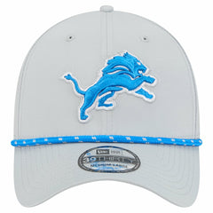Detroit Lions New Era Perforated 39THIRTY Flex Hat - Blue discount