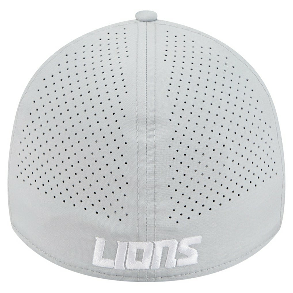 Detroit Lions New Era Perforated 39THIRTY Flex Hat - Blue discount