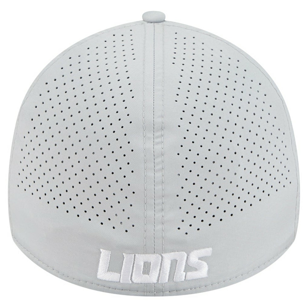 Detroit Lions New Era Perforated 39THIRTY Flex Hat - Blue discount