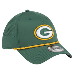 Green Bay Packers New Era Perforated 39THIRTY Flex Hat - Green outlet