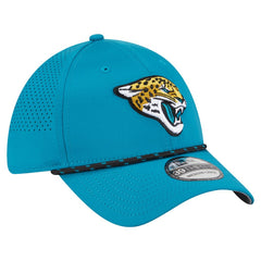 Jacksonville Jaguars New Era Perforated 39THIRTY Flex Hat - Teal cheap