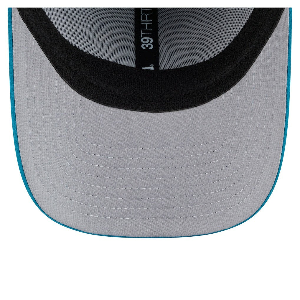 Jacksonville Jaguars New Era Perforated 39THIRTY Flex Hat - Teal cheap