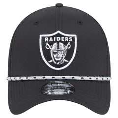 Las Vegas Raiders New Era Perforated 39THIRTY Flex Hat - Black cheap