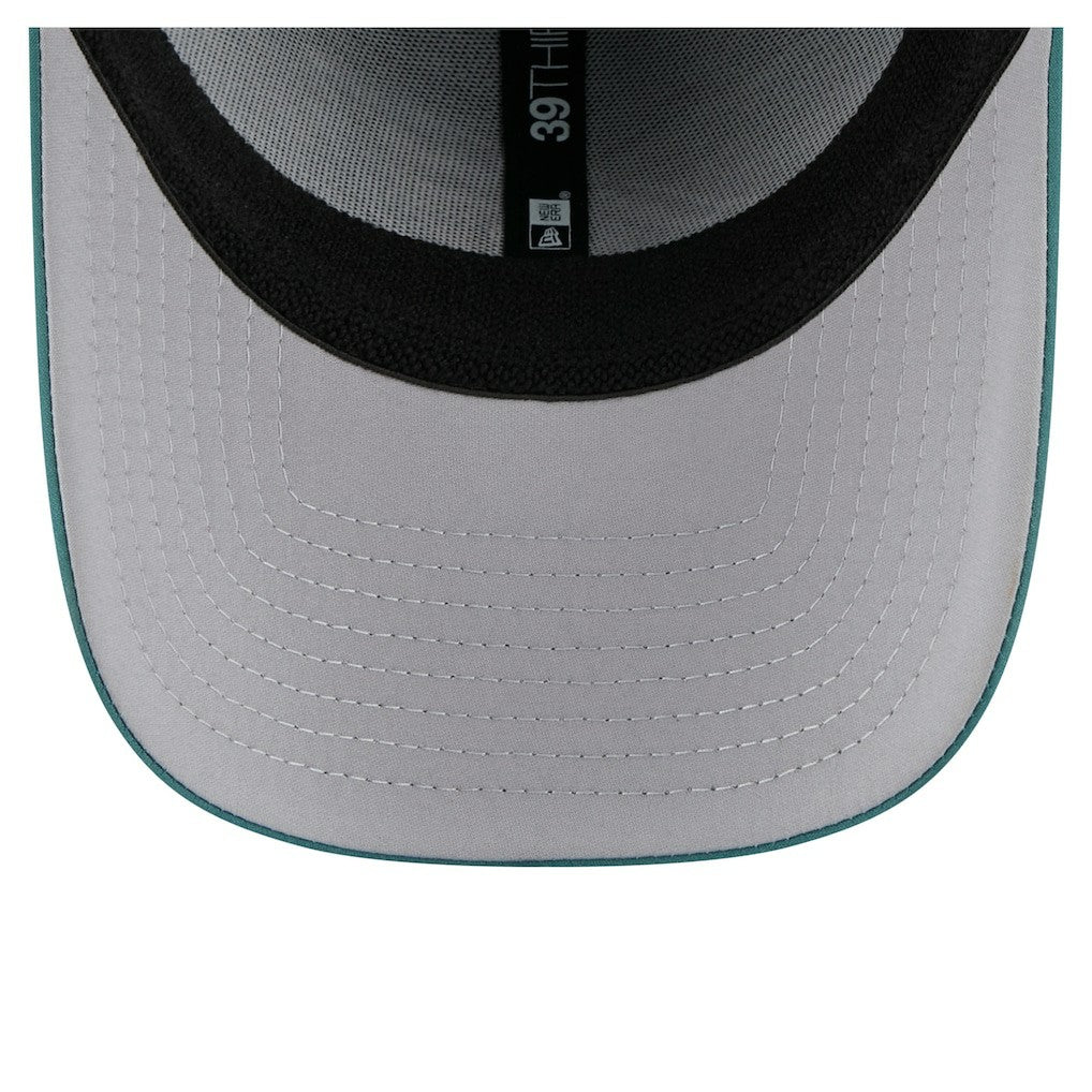 Philadelphia Eagles New Era Perforated 39THIRTY Flex Hat - Midnight Green for sale