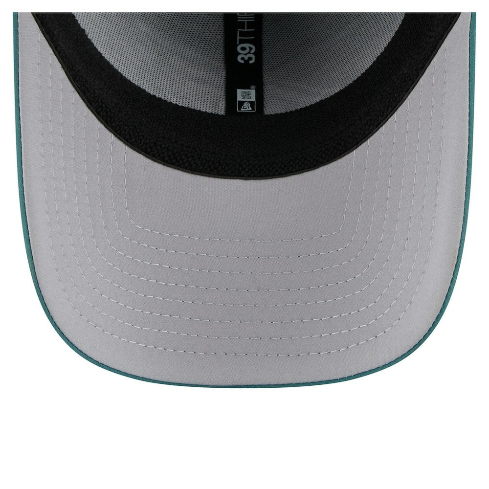 Philadelphia Eagles New Era Perforated 39THIRTY Flex Hat - Midnight Green for sale