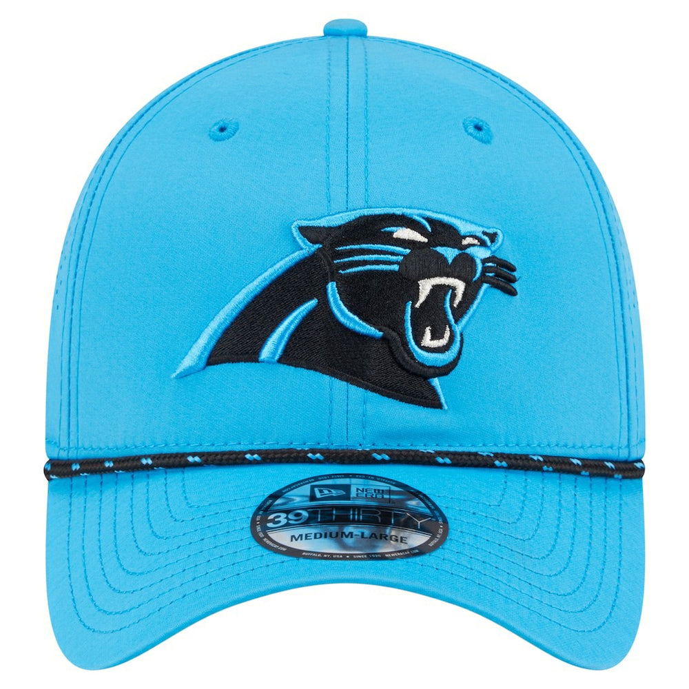 Carolina Panthers New Era Perforated 39THIRTY Flex Hat - Blue on sale