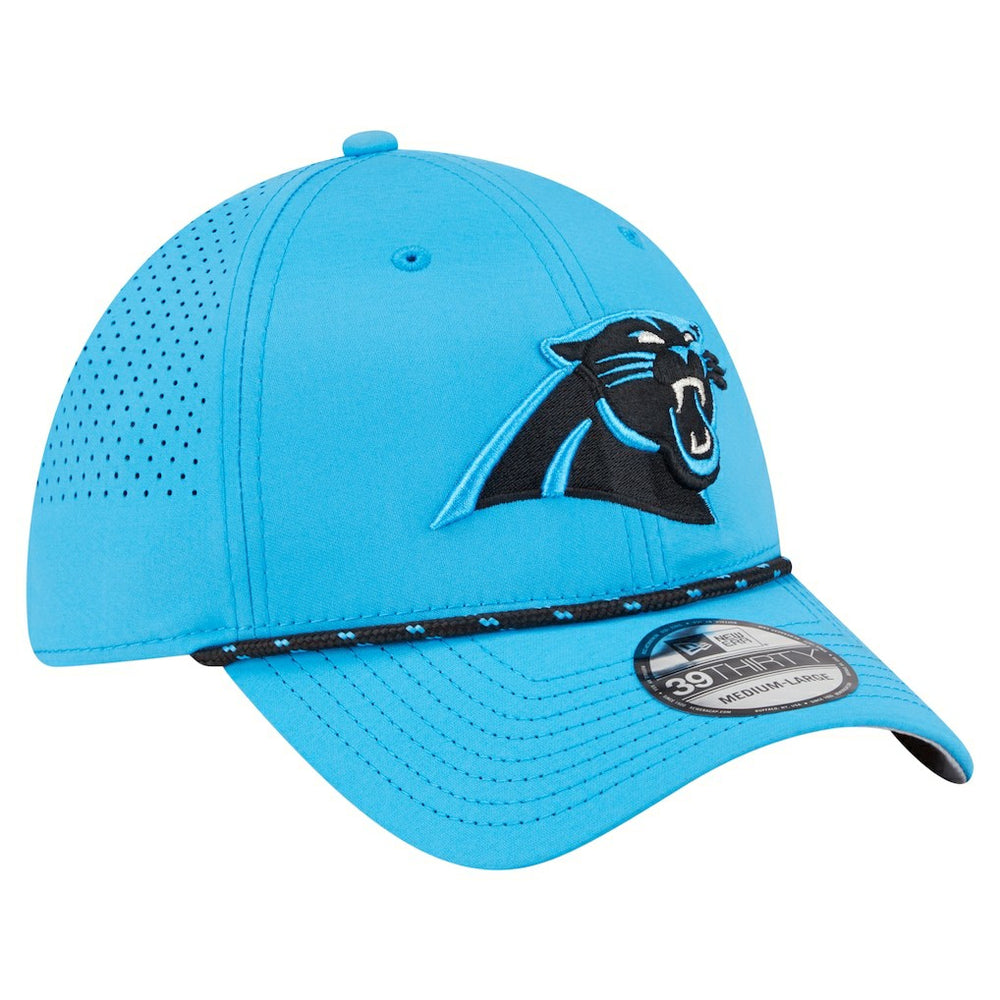 Carolina Panthers New Era Perforated 39THIRTY Flex Hat - Blue on sale