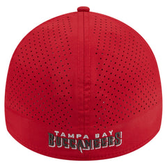Tampa Bay Buccaneers New Era Perforated 39THIRTY Flex Hat - Red cheap