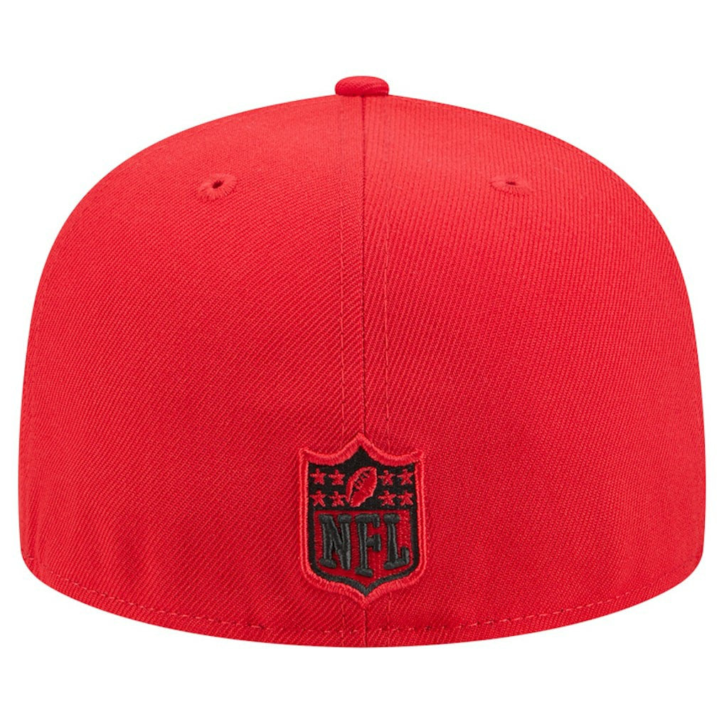 Kansas City Chiefs New Era Tri-Hit 59FIFTY Fitted Hat - Red discount