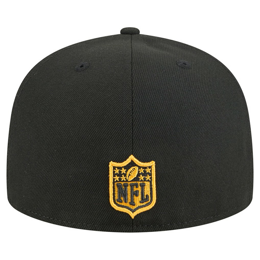 Pittsburgh Steelers New Era Tri-Hit 59FIFTY Fitted Hat - Black sale