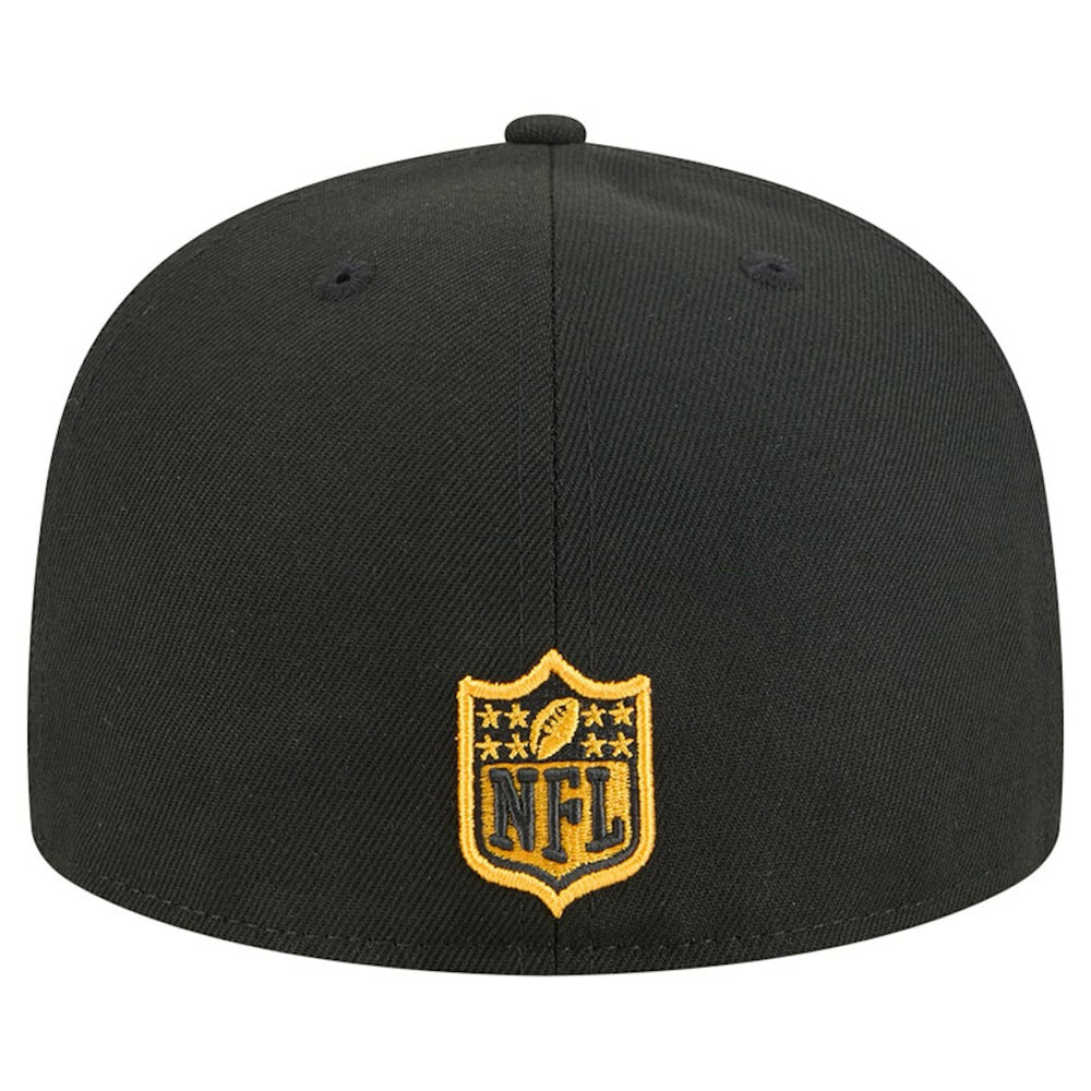 Pittsburgh Steelers New Era Tri-Hit 59FIFTY Fitted Hat - Black sale