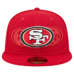 San Francisco 49ers New Era Tri-Hit 59FIFTY Fitted Hat - Scarlet sale
