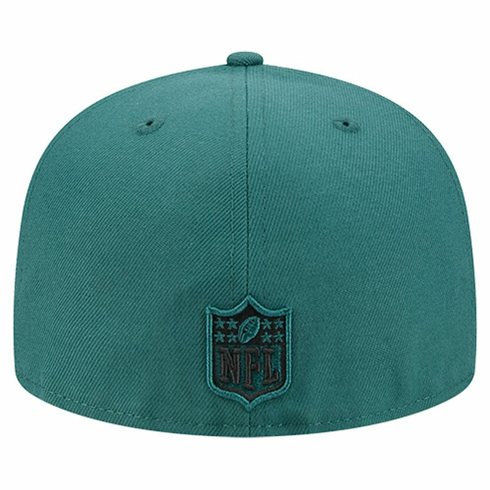Philadelphia Eagles New Era Tri-Hit 59FIFTY Fitted Hat - Midnight Green cheap
